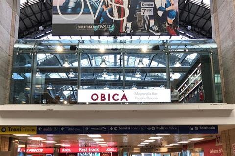 INFORMATION FOR TRAVELLERS: ELIOSNEON CREATED THE OBICÀ SIGNAGE AT THE CENTRAL STATION IN MILAN!
